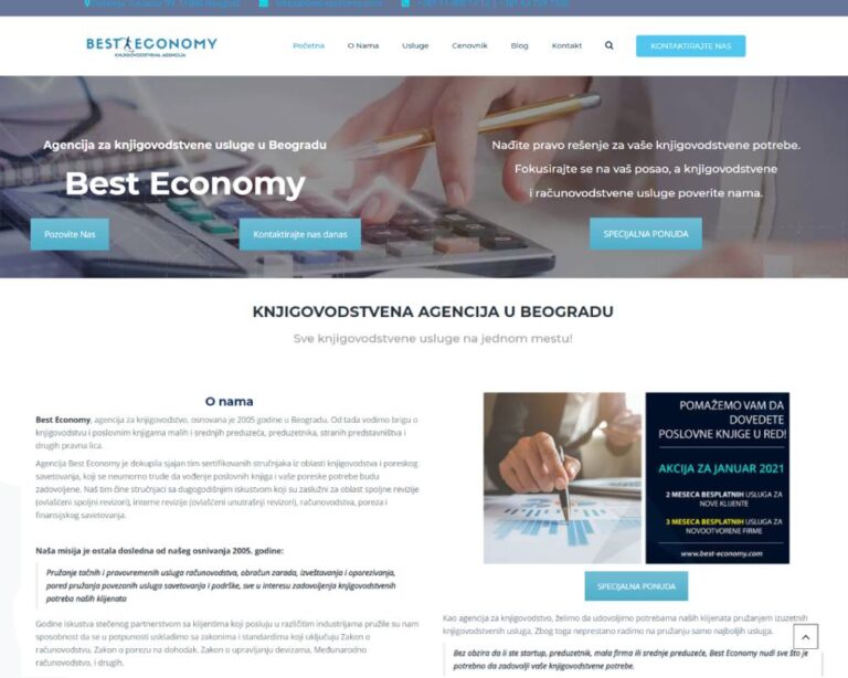 Best Economy - Bookkepping agency – cover